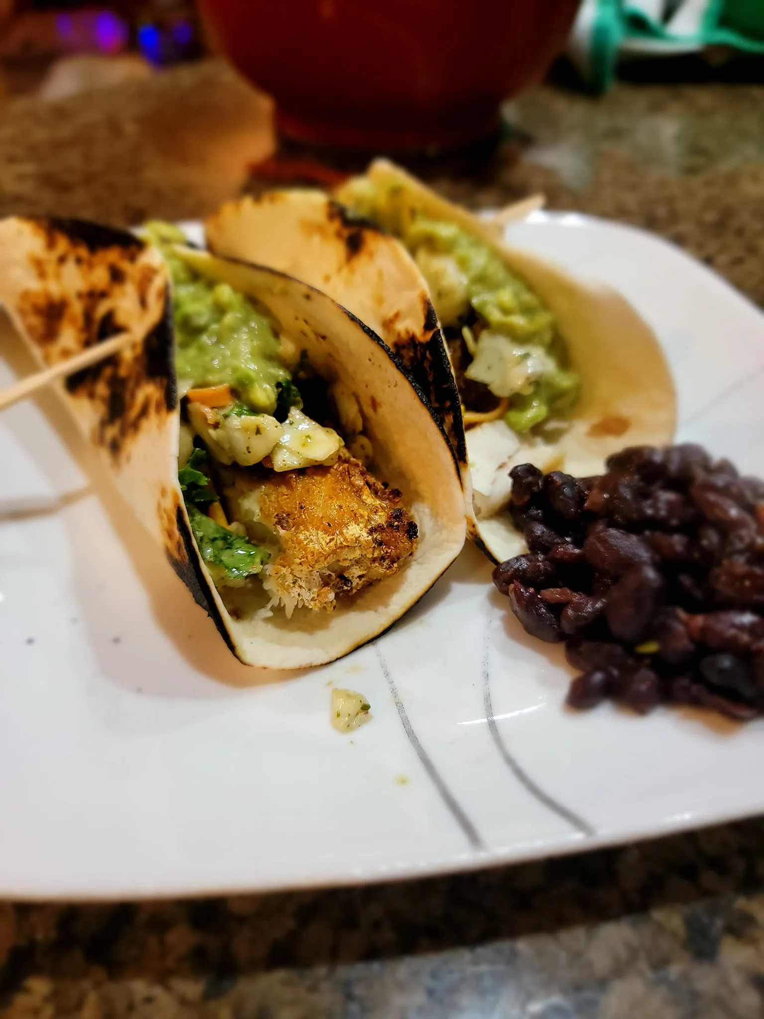 Baja Mahi Mahi fish tacos