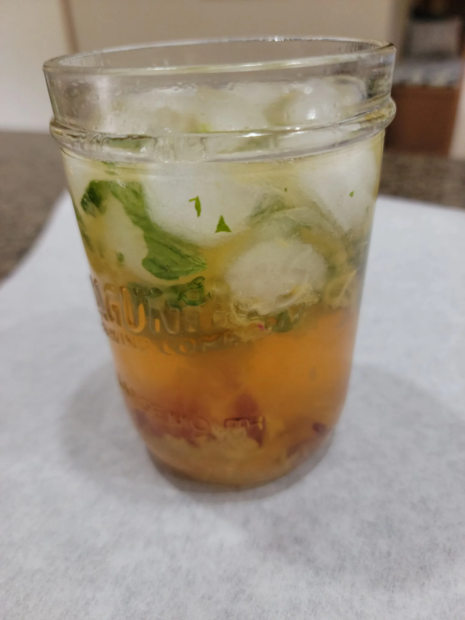 Peach Bourbon Smash