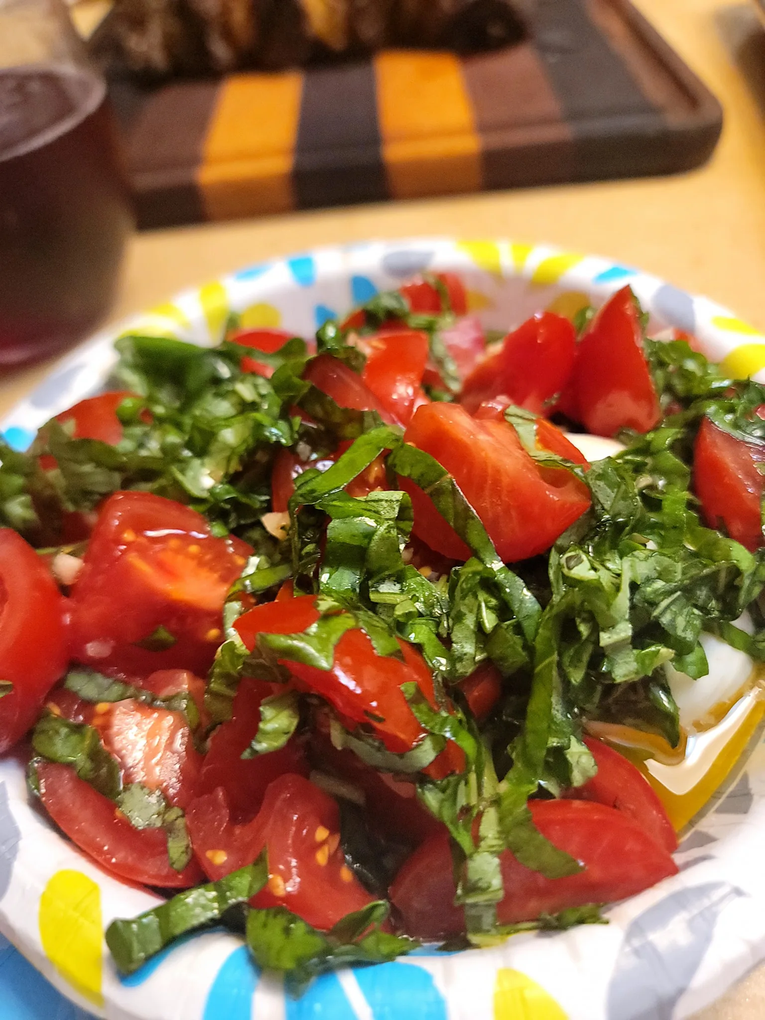 Burrata and Tomatoes