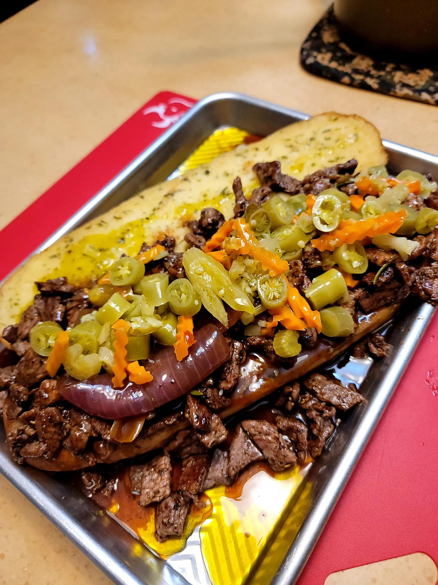 Faux Italian Beef Sub