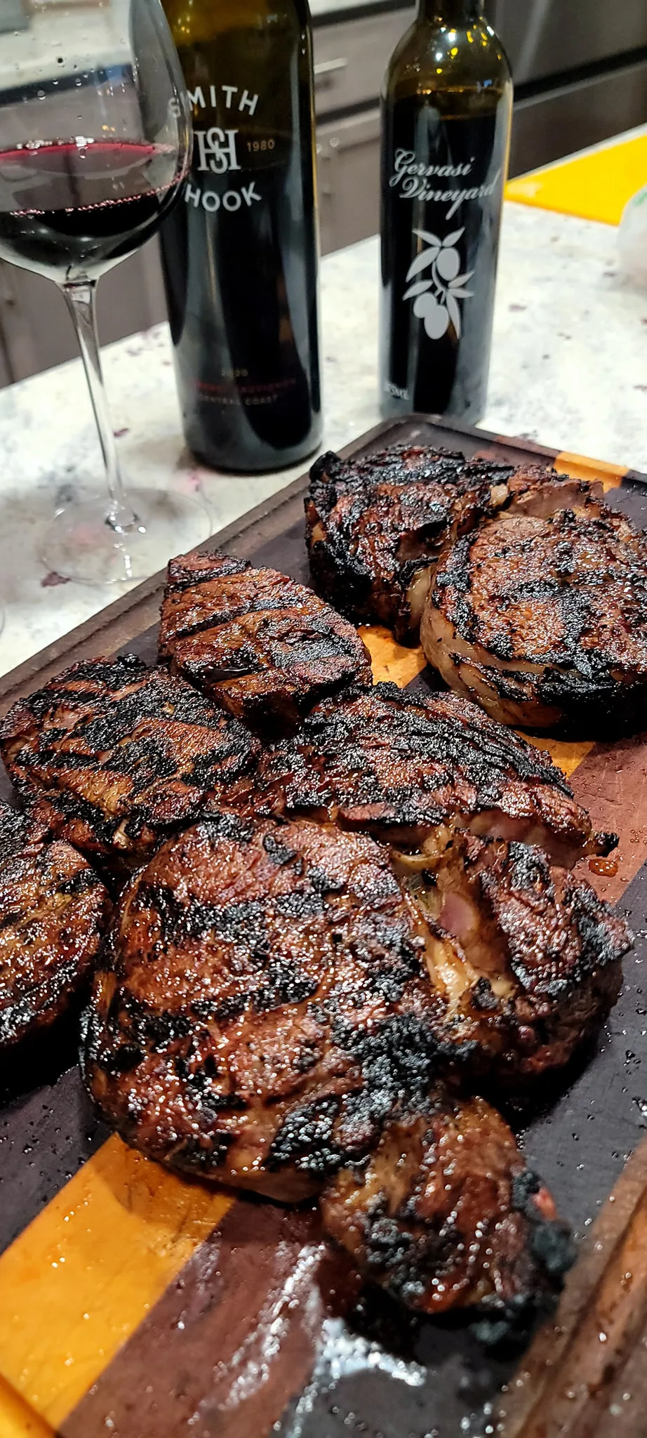 Porchini Rubbed Ribeye with Balsamic Glaze